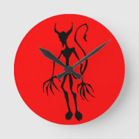 Creepy Djävulen Stick figur