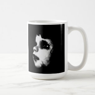 Creepy Doll Ansikte COOLA Kaffemugg