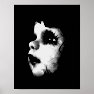 Creepy Doll Ansikte Poster