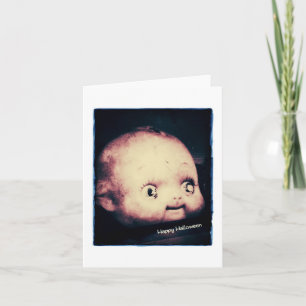 Creepy Doll Halloween Kort