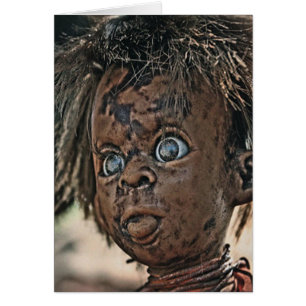 Creepy Doll Hälsningskort