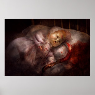 Creepy - Doll - Nattfel Poster