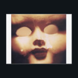 Creepy Doll Vykort<br><div class="desc">Mall för vykort-Vågrät</div>