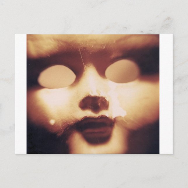 Creepy Doll Vykort (Framsida)