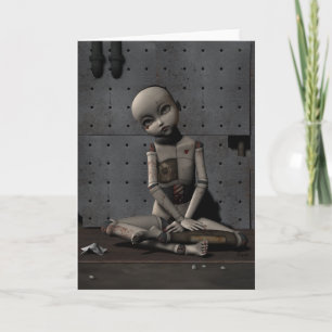 Creepy Doll Zelda - gratulationskort Kort