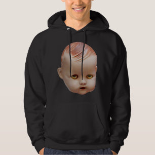 Creepy Doll's Head Sweatshirt Med Luva