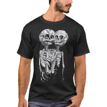 Creepy Dubbla Skeleton Tee Shirt