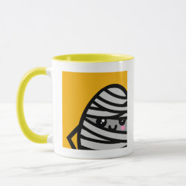 Creepy Egg Mummy - Halloween | Lägg till ditt namn Mugg