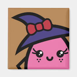 Creepy Egg Witch - Halloween Magnet