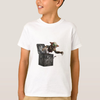 Creepy Evil Jack in the Box Clown Halloween T Shirt
