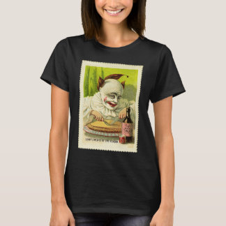 Creepy Evil Victorian Clown Christmas Greeting T Shirt