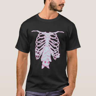 Creepy Fladdermus Pastel Goth Wiccan och Witchcraf T Shirt