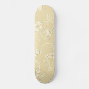 Creepy Flowers Mönster 8 Mini Skateboard Bräda 18,5 Cm
