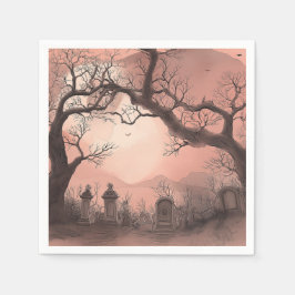 Creepy Forest Halloween Pappersservett