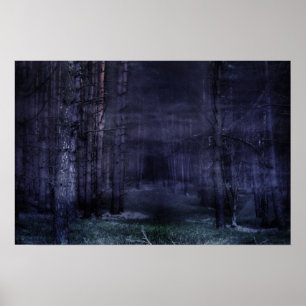 Creepy Forest Poster