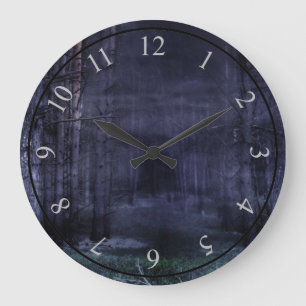 Creepy Forest Stor Klocka