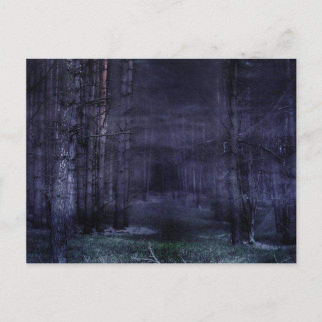 Creepy Forest Vykort (Framsida)
