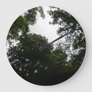 Creepy Forest Wall Clock Stor Klocka
