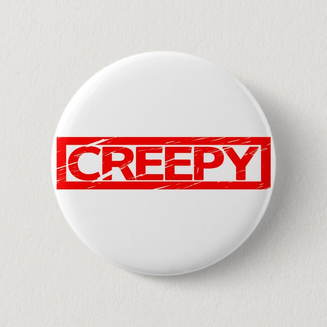 Creepy Frimärke Knapp (Framsida)