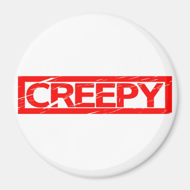 Creepy Frimärke Magnet (Framsidan)