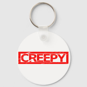 Creepy Frimärke Nyckelring