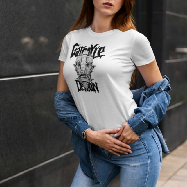 Creepy Gargoyle Monster Hand plockade T Shirt (Skapare uppladdad)
