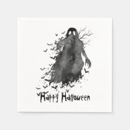 Creepy Ghost Halloween Pappra Napkins Pappersservett