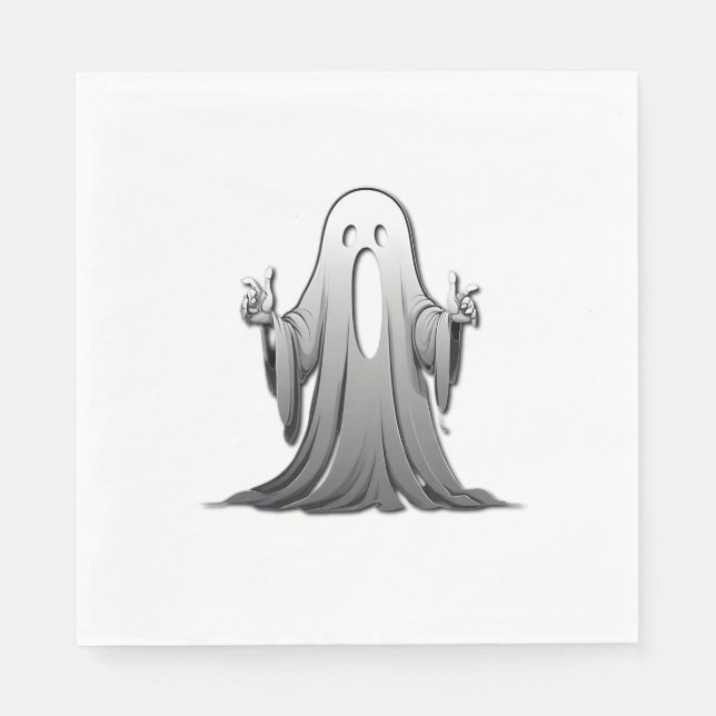 Creepy Ghost of Salem Pappersservett (Framsidan)