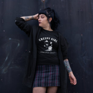 Creepy Girls Apprecition Society Halloween Goth T Shirt