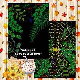 Creepy Gory Grönt Foliage Mörk Night Halloween Rol