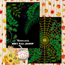 Creepy Gory Grönt Foliage Mörk Night Halloween Rol