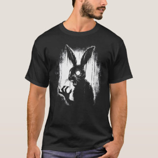 Creepy Goth Rabbit, Horror Bunny, Weirdcore Rabbit T Shirt