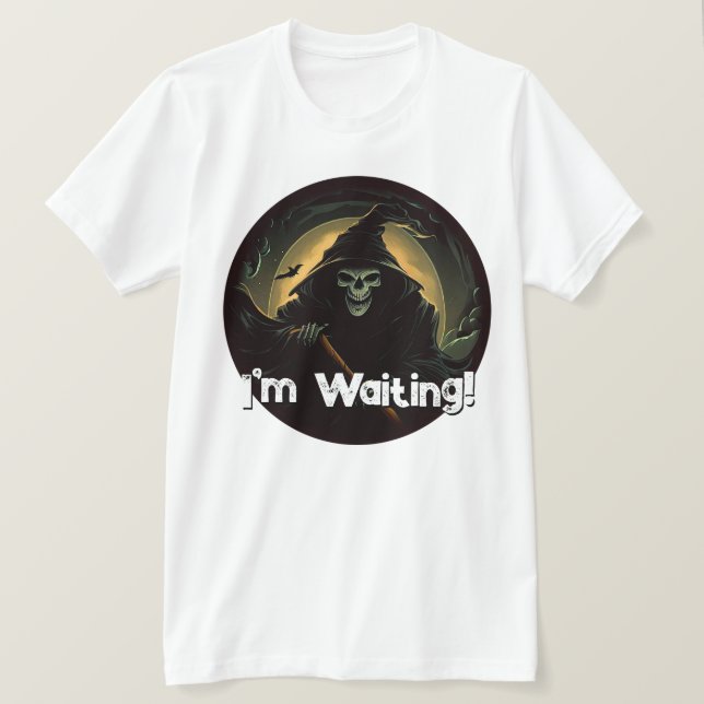 Creepy Grim Reaper T Shirt (Design framsida)