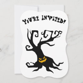Creepy Grinning Träd Party Inbjudningar