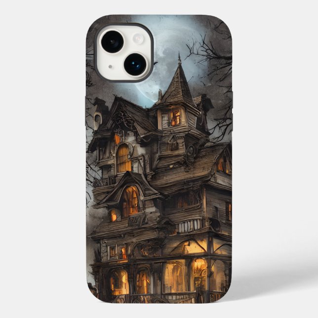Creepy Halloween-Background iphone case (Baksida)