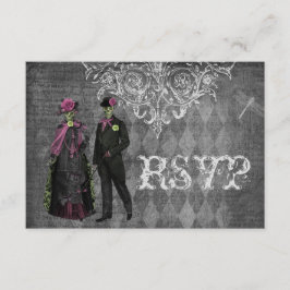 Creepy Halloween Bride & Groom OSA Bröllop