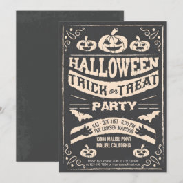 Creepy Halloween Bus eller godis-partiets inbjudan