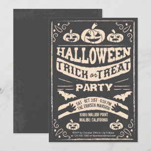 Creepy Halloween Bus eller godis-partiets inbjudan