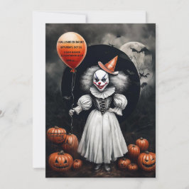 Creepy Halloween-inbjudan Inbjudningar