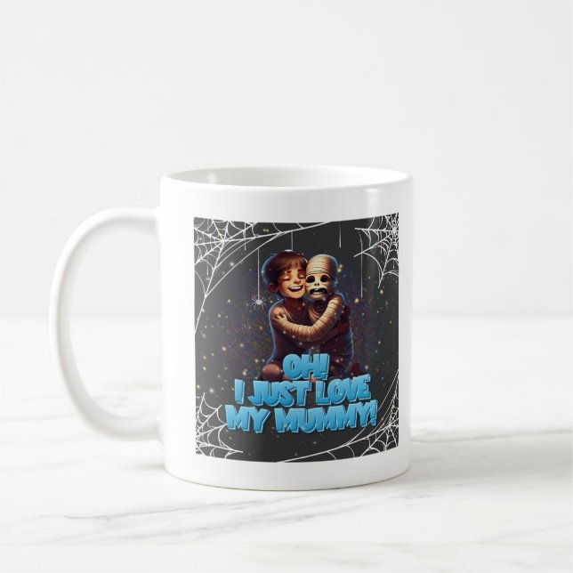 Creepy Halloween! 🎃 Kaffemugg (Vänster)