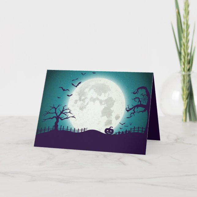 Creepy Halloween Kort (Framsida)