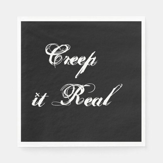 Creepy Halloween Pappersservett (Framsidan)