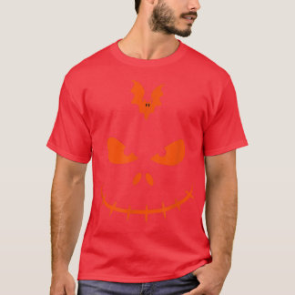 Creepy Halloween Pumpkin Funny Halloween 309 T Shirt