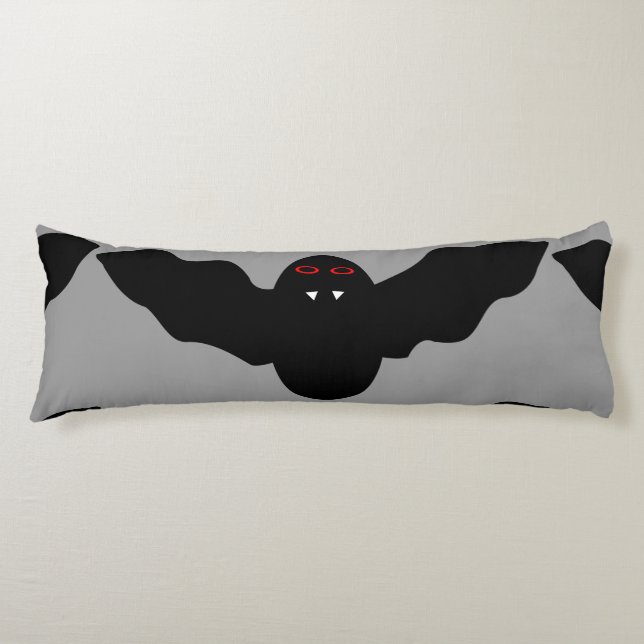Creepy Halloween Vampire Fladdermus Body Pillow Kroppskudde (Framsidan)