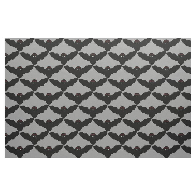 Creepy Halloween Vampire Fladdermus Craft Fabric Tyg (Fat Quarter)