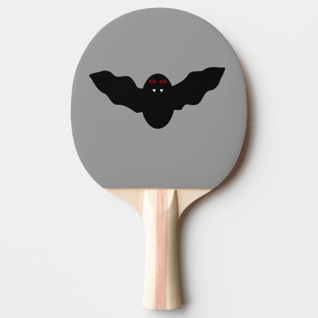 Creepy Halloween Vampire Fladdermus Ping Pong Padd Pingisracket (Framsidan)