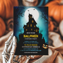 Creepy Haunted House Scary Halloween fest