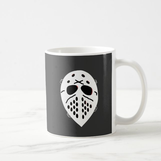 Creepy Hockey Mask Products Kaffemugg (Höger)