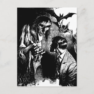 Creepy Horror Creator Nightmare Vykort