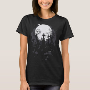 Creepy Horror Spooky Halloween Pastel Goth Occult T Shirt